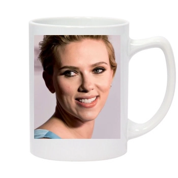 Scarlett Johansson 14oz White Statesman Mug