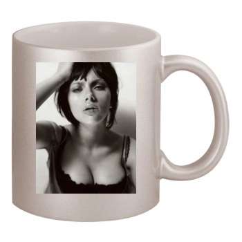 Scarlett Johansson 11oz Metallic Silver Mug