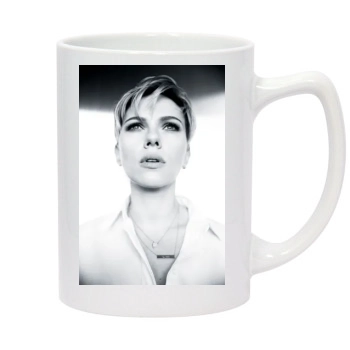 Scarlett Johansson 14oz White Statesman Mug