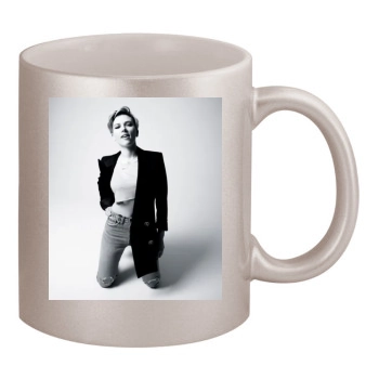 Scarlett Johansson 11oz Metallic Silver Mug