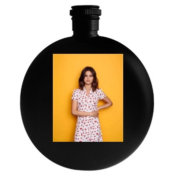 Selena Gomez Round Flask