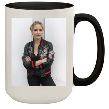 Sarah Michelle Gellar 15oz Colored Inner & Handle Mug