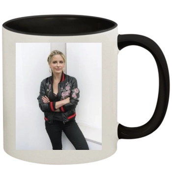 Sarah Michelle Gellar 11oz Colored Inner & Handle Mug