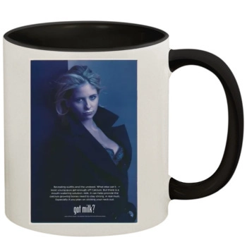 Sarah Michelle Gellar 11oz Colored Inner & Handle Mug