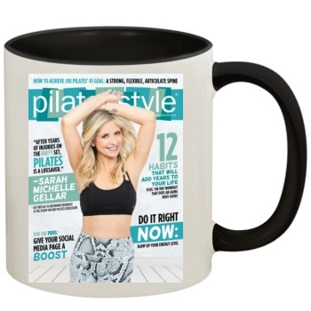 Sarah Michelle Gellar 11oz Colored Inner & Handle Mug