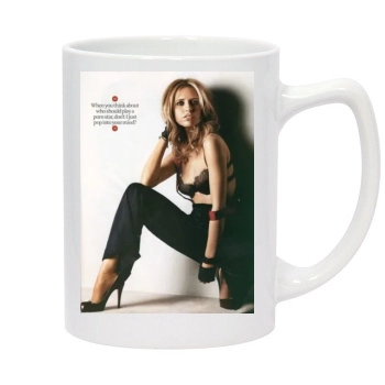 Sarah Michelle Gellar 14oz White Statesman Mug