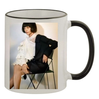 Sasha Pivovarova 11oz Colored Rim & Handle Mug