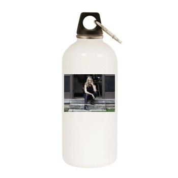 Sheryl Crow White Water Bottle With Carabiner