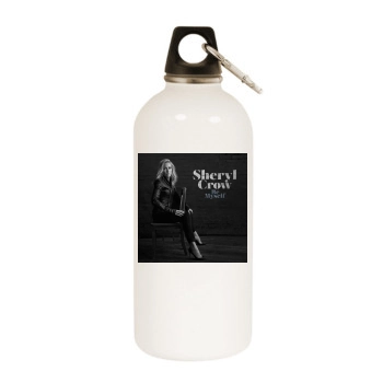 Sheryl Crow White Water Bottle With Carabiner