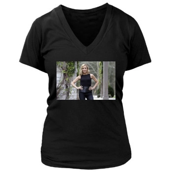 Sheryl Crow Women's Deep V-Neck TShirt