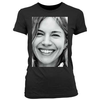 Sienna Miller Women's Junior Cut Crewneck T-Shirt