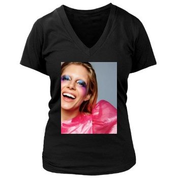 Sienna Miller Women's Deep V-Neck TShirt