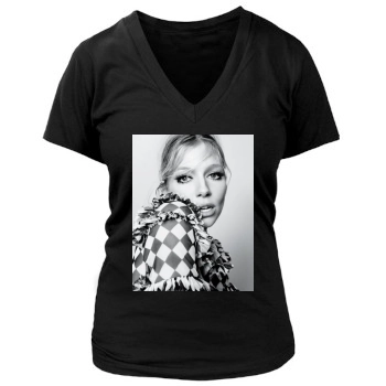 Sienna Miller Women's Deep V-Neck TShirt