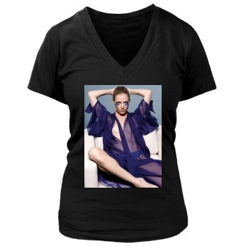 Sienna Miller Women's Deep V-Neck TShirt