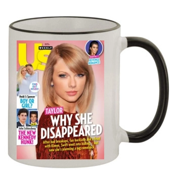 Taylor Swift 11oz Colored Rim & Handle Mug