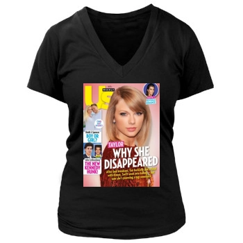 Taylor Swift Women's Deep V-Neck TShirt