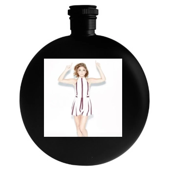 Sarah Hyland Round Flask