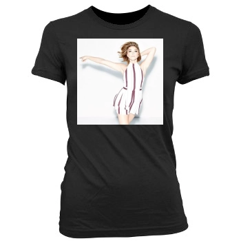 Sarah Hyland Women's Junior Cut Crewneck T-Shirt