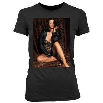 Adriana Lima Women's Junior Cut Crewneck T-Shirt