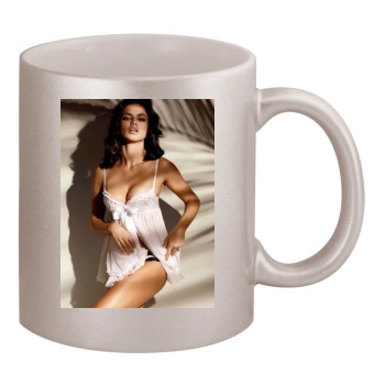 Adriana Lima 11oz Metallic Silver Mug