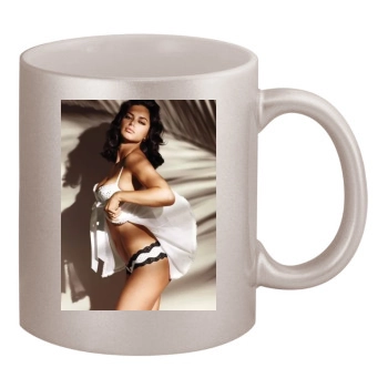 Adriana Lima 11oz Metallic Silver Mug