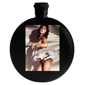 Adriana Lima Round Flask