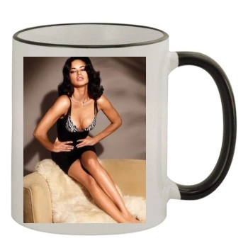 Adriana Lima 11oz Colored Rim & Handle Mug