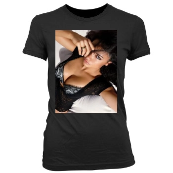 Adriana Lima Women's Junior Cut Crewneck T-Shirt