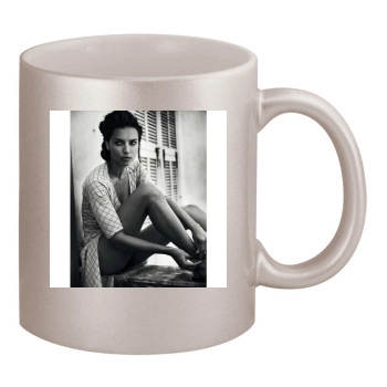 Adriana Lima 11oz Metallic Silver Mug