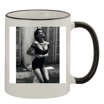 Adriana Lima 11oz Colored Rim & Handle Mug