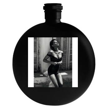 Adriana Lima Round Flask