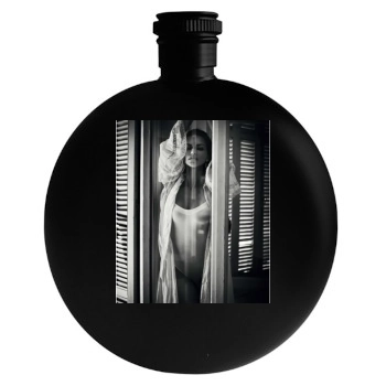 Adriana Lima Round Flask