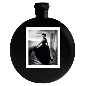 Adriana Lima Round Flask