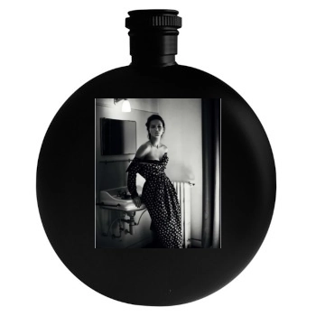 Adriana Lima Round Flask