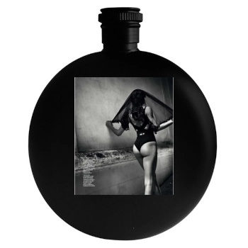 Adriana Lima Round Flask