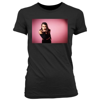 Adriana Lima Women's Junior Cut Crewneck T-Shirt