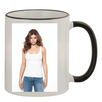 Adrianne Palicki 11oz Colored Rim & Handle Mug