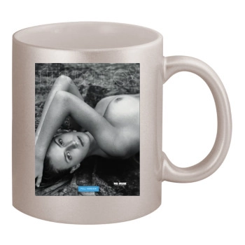 Alejandra Guilmant 11oz Metallic Silver Mug