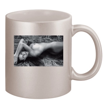 Alejandra Guilmant 11oz Metallic Silver Mug