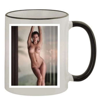 Alejandra Guilmant 11oz Colored Rim & Handle Mug