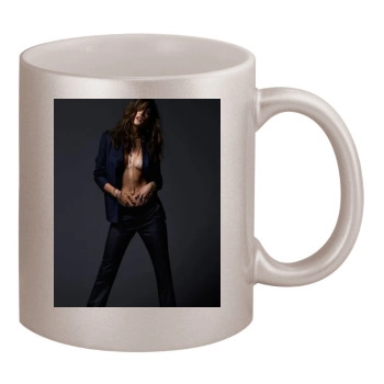 Alessandra Ambrosio 11oz Metallic Silver Mug