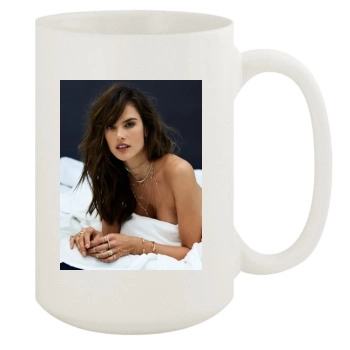 Alessandra Ambrosio 15oz White Mug