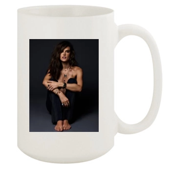 Alessandra Ambrosio 15oz White Mug