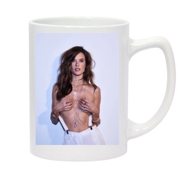 Alessandra Ambrosio 14oz White Statesman Mug