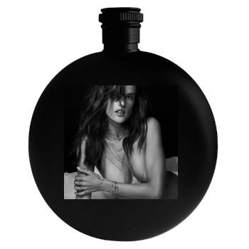 Alessandra Ambrosio Round Flask