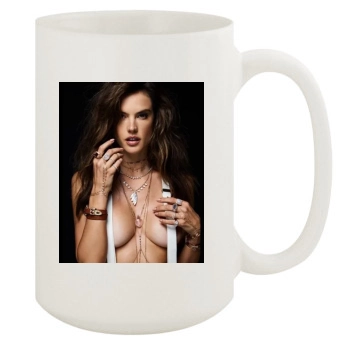 Alessandra Ambrosio 15oz White Mug