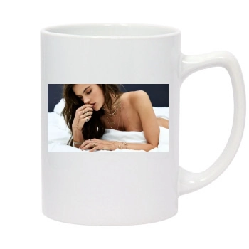 Alessandra Ambrosio 14oz White Statesman Mug