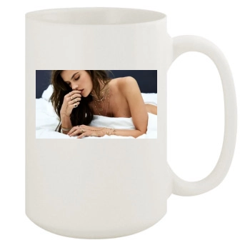 Alessandra Ambrosio 15oz White Mug