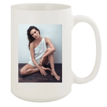 Alessandra Ambrosio 15oz White Mug