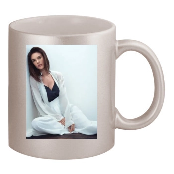 Alessandra Ambrosio 11oz Metallic Silver Mug